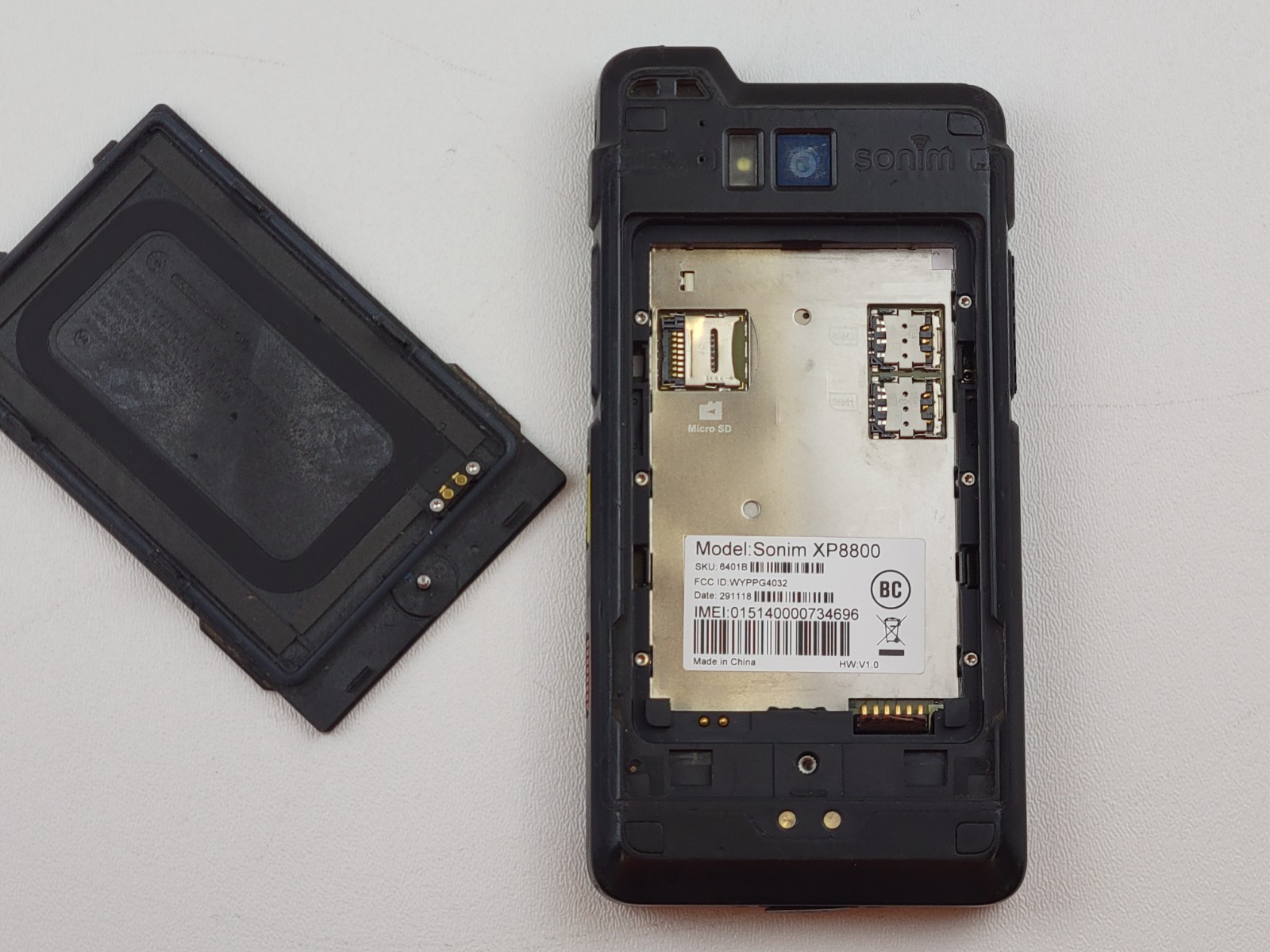 Sonim XP8 (XP8800) 64GB – Black (AT&T) Rugged Smartphone – Clean IMEI – H7842