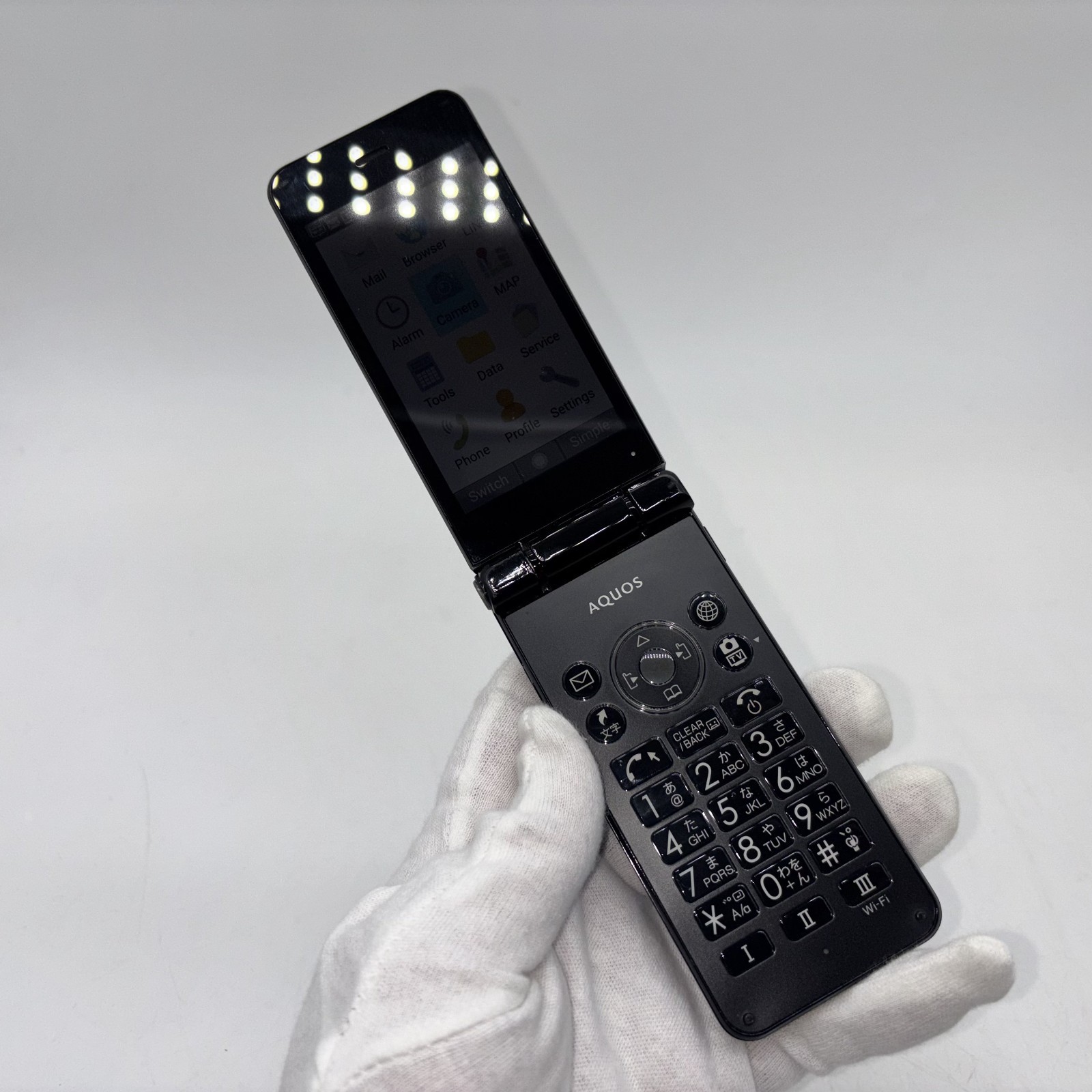 Sharp AQUOS 601SH Black 4G Flip Phone Android SIM Unlocked Softbank JP