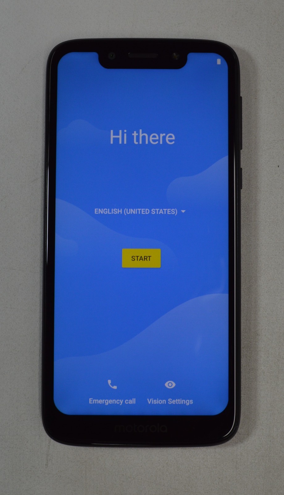 Motorola Moto G7 Optimo XT1952DL 32GB TracFone Black No AC/SIM w/Battery Grade C