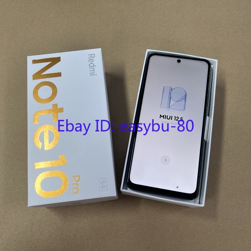 Xiaomi Redmi Note 10 Pro 5G-Dual SIM-64GB -Factory Unlocked-Octa-core-New Sealed
