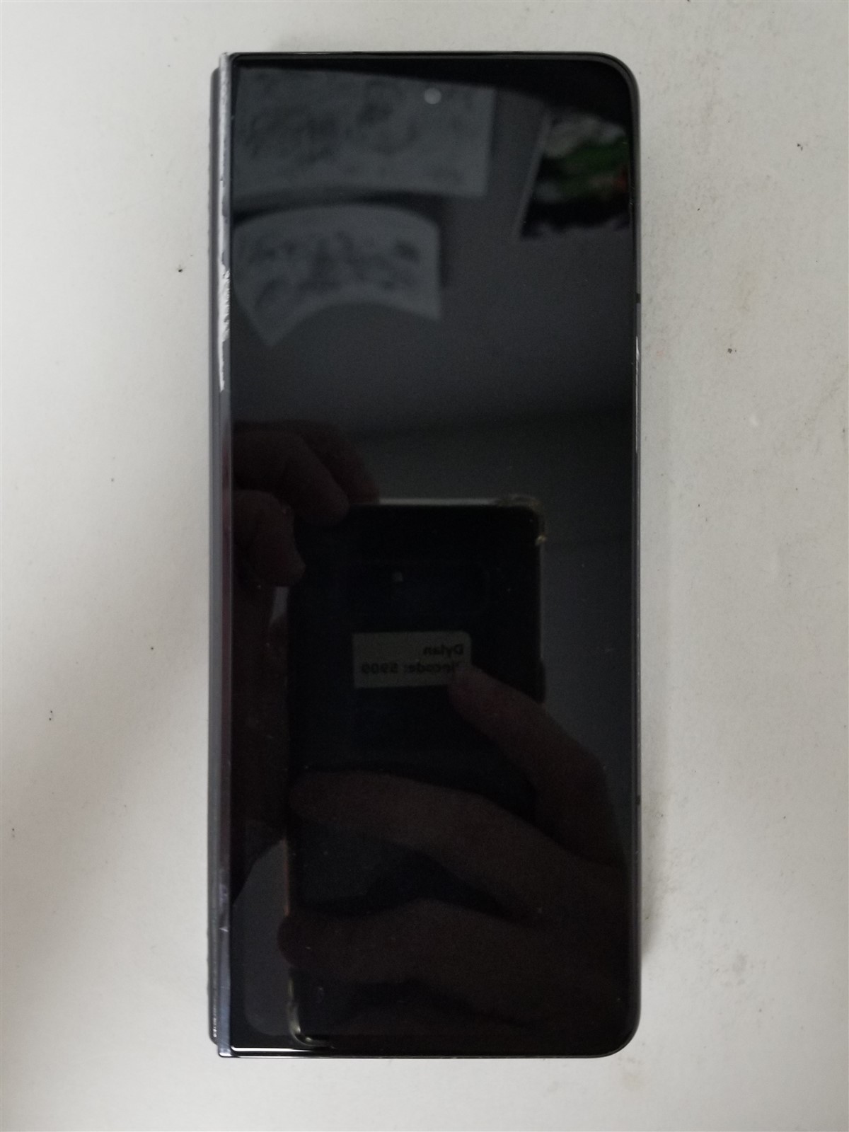 Samsung Galaxy Z Fold5 1TB Black SM-F946U1 (Unlocked) Damaged zD2724