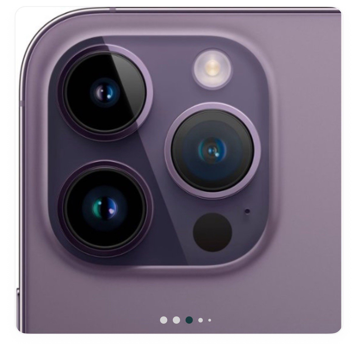 iPhone 14 Pro Deep Purple 128GB Unlocked From Plug, Accessories And Original Box