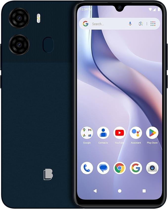 BLU K2 |Unlocked |6.88” HD+ Display Android 15 |US Version Cell Phone BK