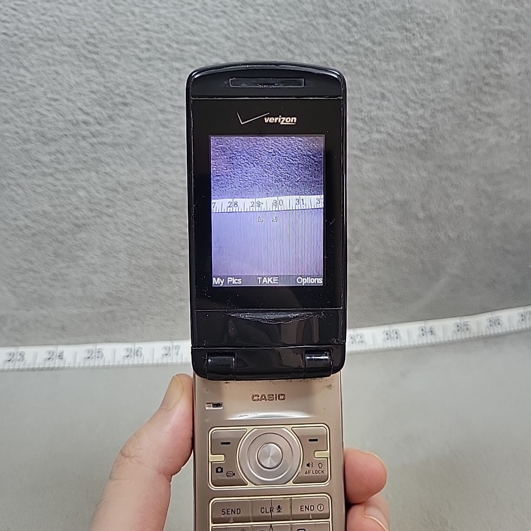Casio Exilim C721 5.1MP Camera Flip Phone Swivel Screen Tested and Battery READ