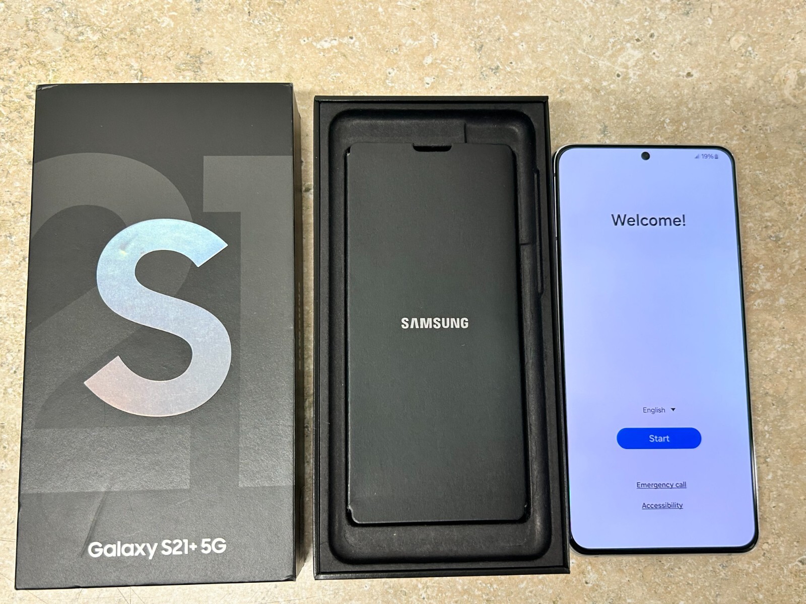 Samsung Galaxy S21+ Plus 5G 128GB Unlocked GSM+CDMA Excellent In-Box- All Colors
