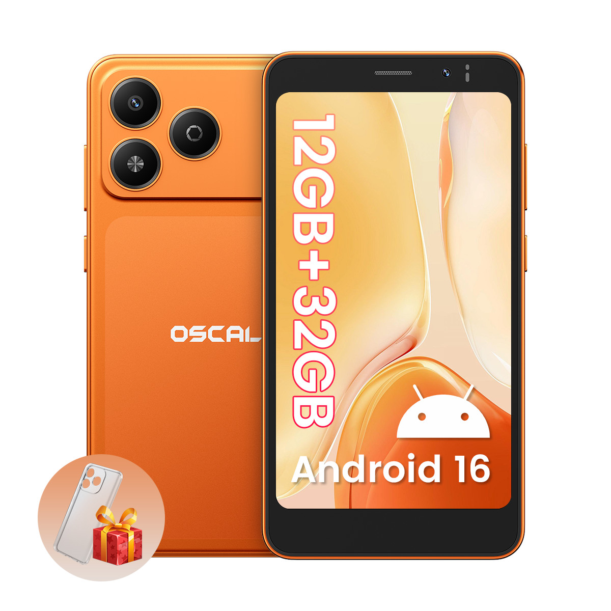 Blackview OSCAL FLAT 3C Mini Smartphone 12GB+32GB 5″ Android 16 3000mAh Unlocked