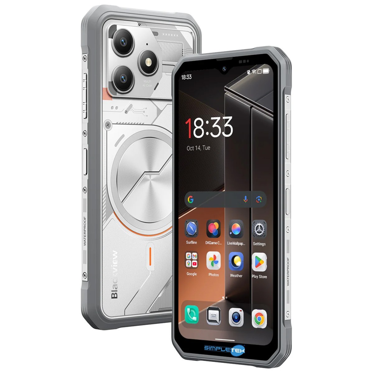 Blackview Fort 100 Rugged Android 16 Smartphone 8GB RAM 128GB IP69K 5000mAh