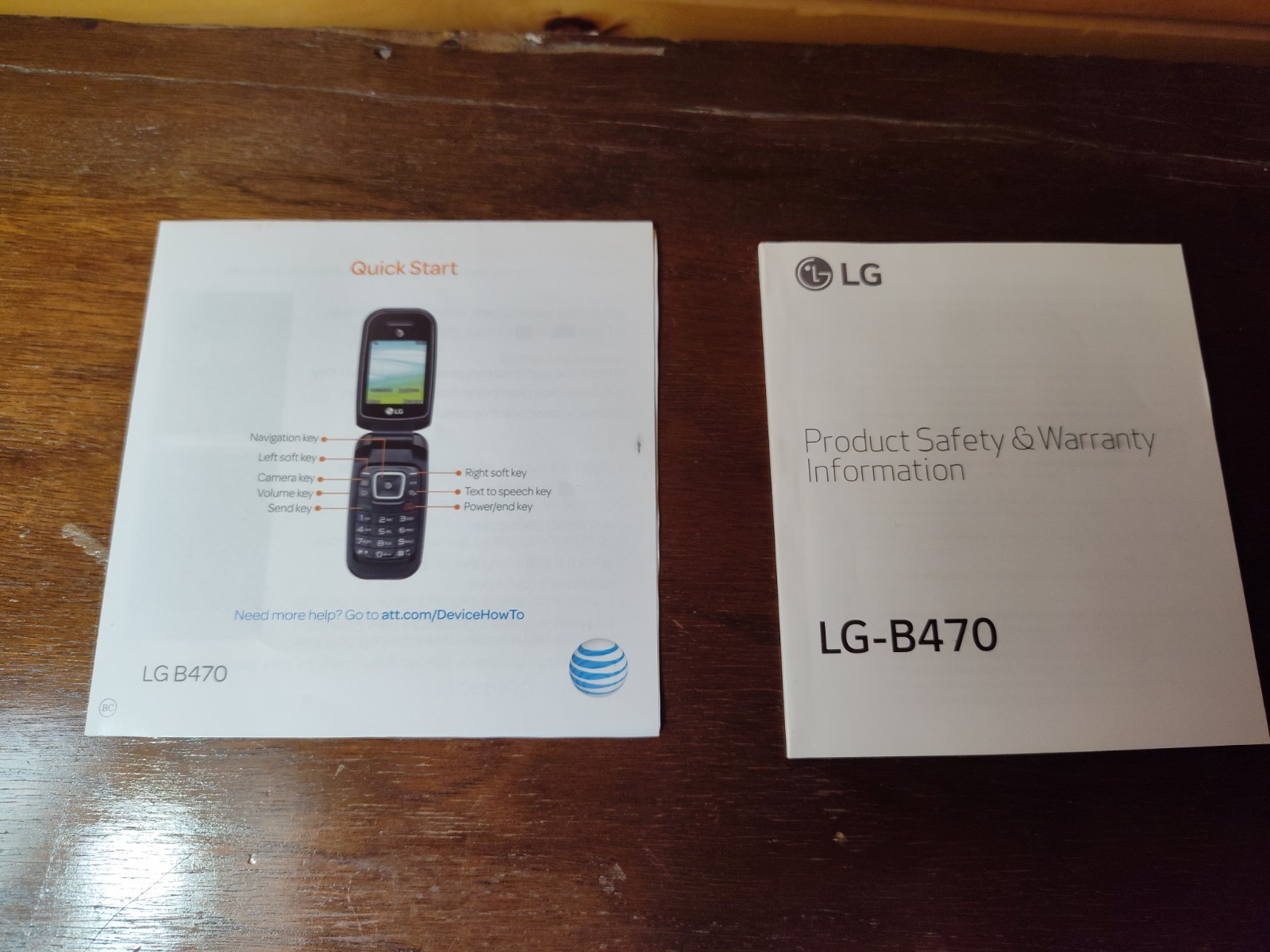 LG B470 – Navy Blue ( AT&T ) Cellular Flip Phone