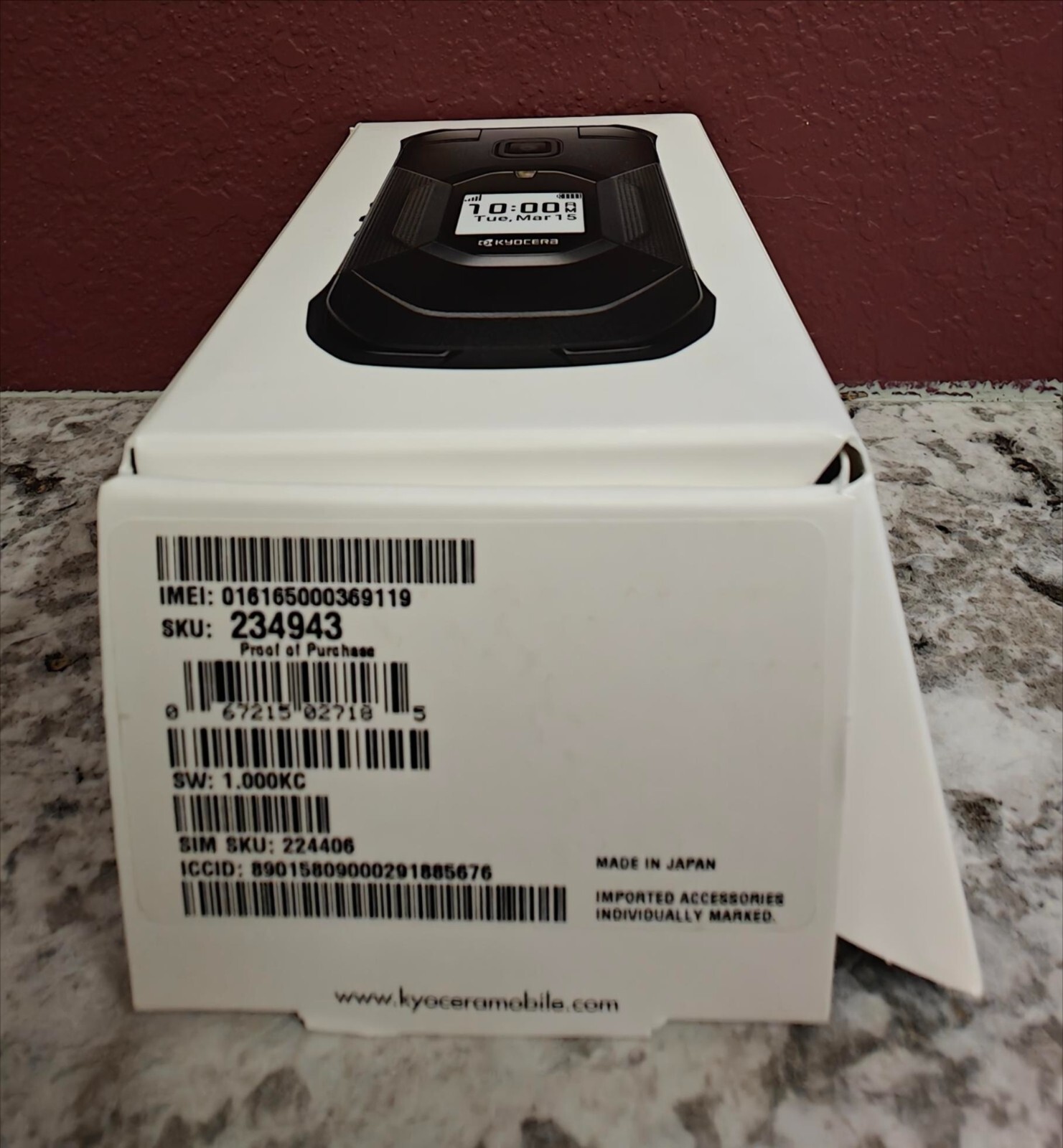 Brand NEW Kyocera DuraXA Equip E4831 Black 16GB Unlocked Verizon AT&T T-Mobile