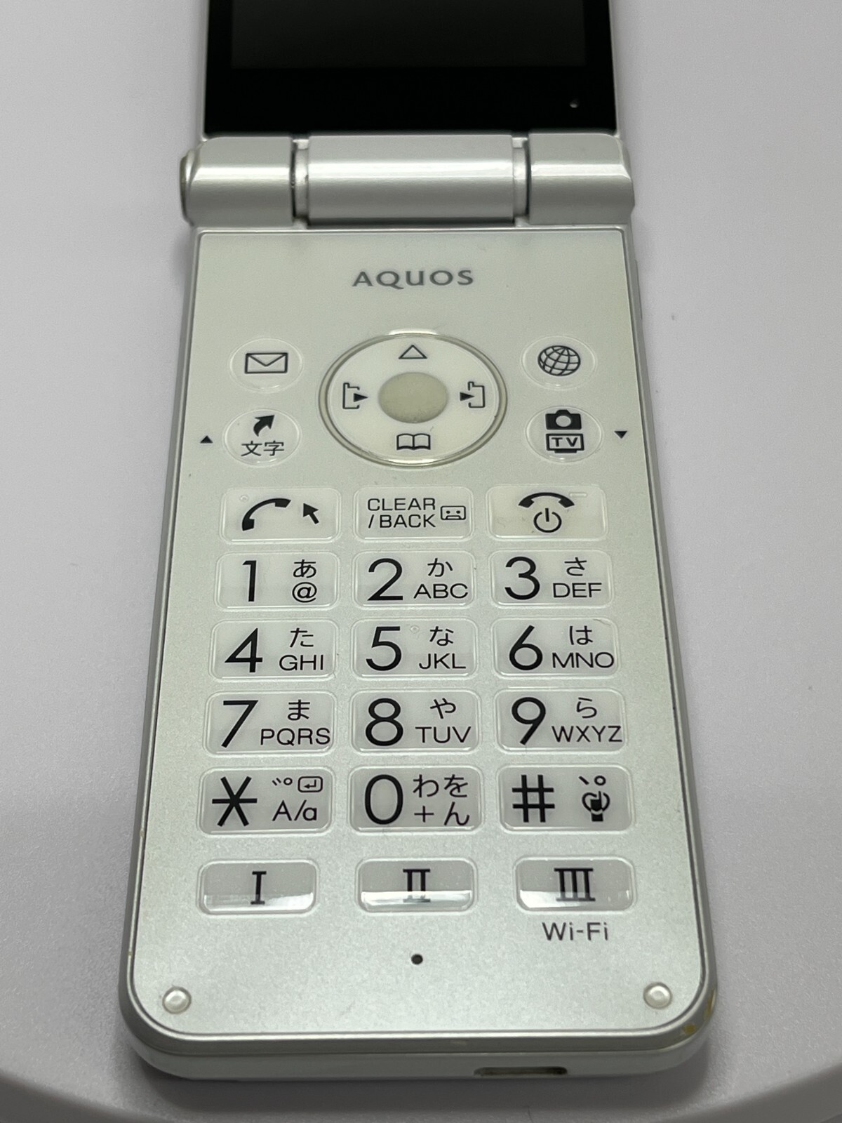 SHARP AQUOS Keitai 2 601SH Softbank White Unlocked SIM Free FLIP PHONE Android