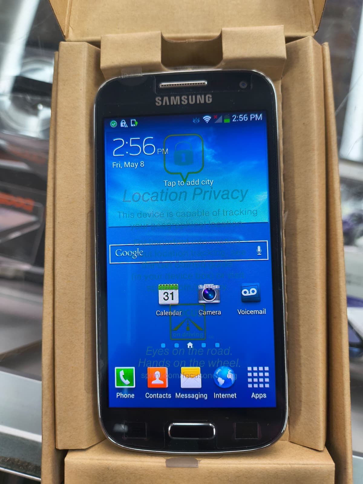 Samsung Galaxy S4 mini SPH-L520 16 GB Blak CDMA 4G LTE Smartphone Sprint Prepaid