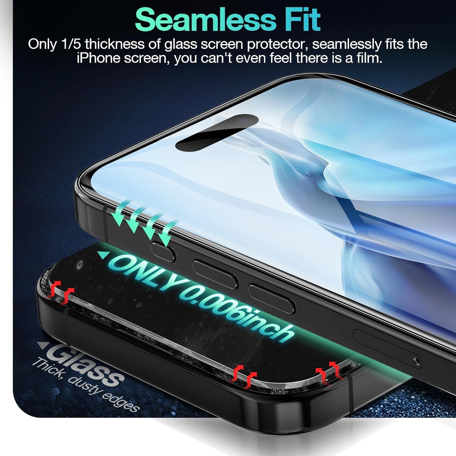3PCS Flexible Film & Screen Protector for iPhone 17 Pro Max Non-breakable Thin