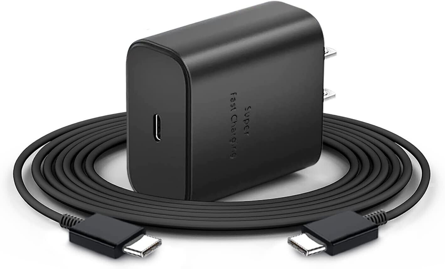 45W Super Fast Wall Charger Adapter Type USB-C Cable For Samsung Galaxy S23 S22