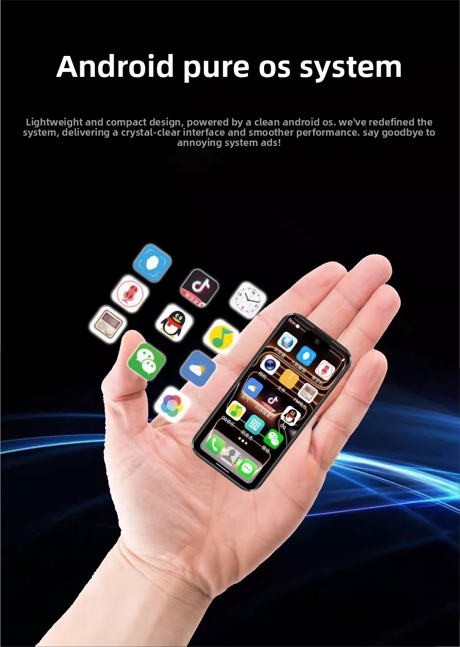 Unlocked Mini i17 Pro max 5G Smartphone 4.0″ Android Cellphones Dual SIM