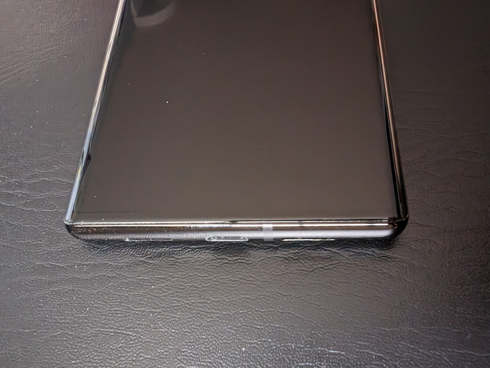 Google Pixel 6 Pro 128GB Stormy Black Unlocked with Bellroy Leather case black