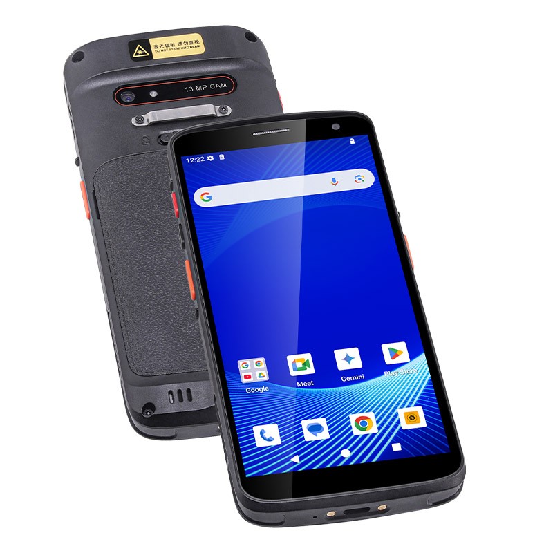 2D Barcode Scanner 4G LTE Rugged Phone Handheld PDA Android 15 Mobile UNIWA M602