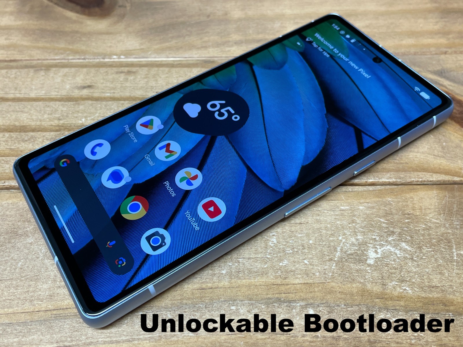 Google Pixel 7a – 128 GB – Sea Blue (Factory Unlocked) Great Cond – 95% Bat.