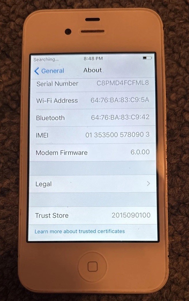 Apple iPhone 4S A1387 White