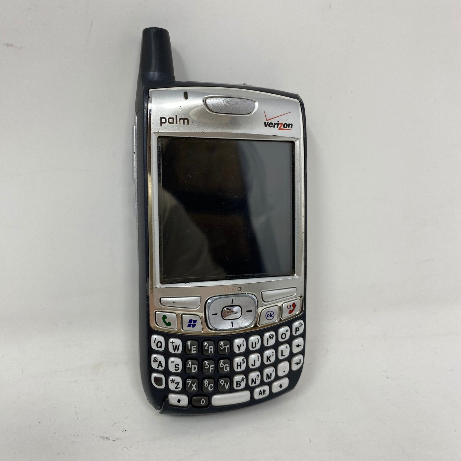 Palm Treo 700wx Verizon Windows Mobile Smartphone Vintage PDA Black Untested