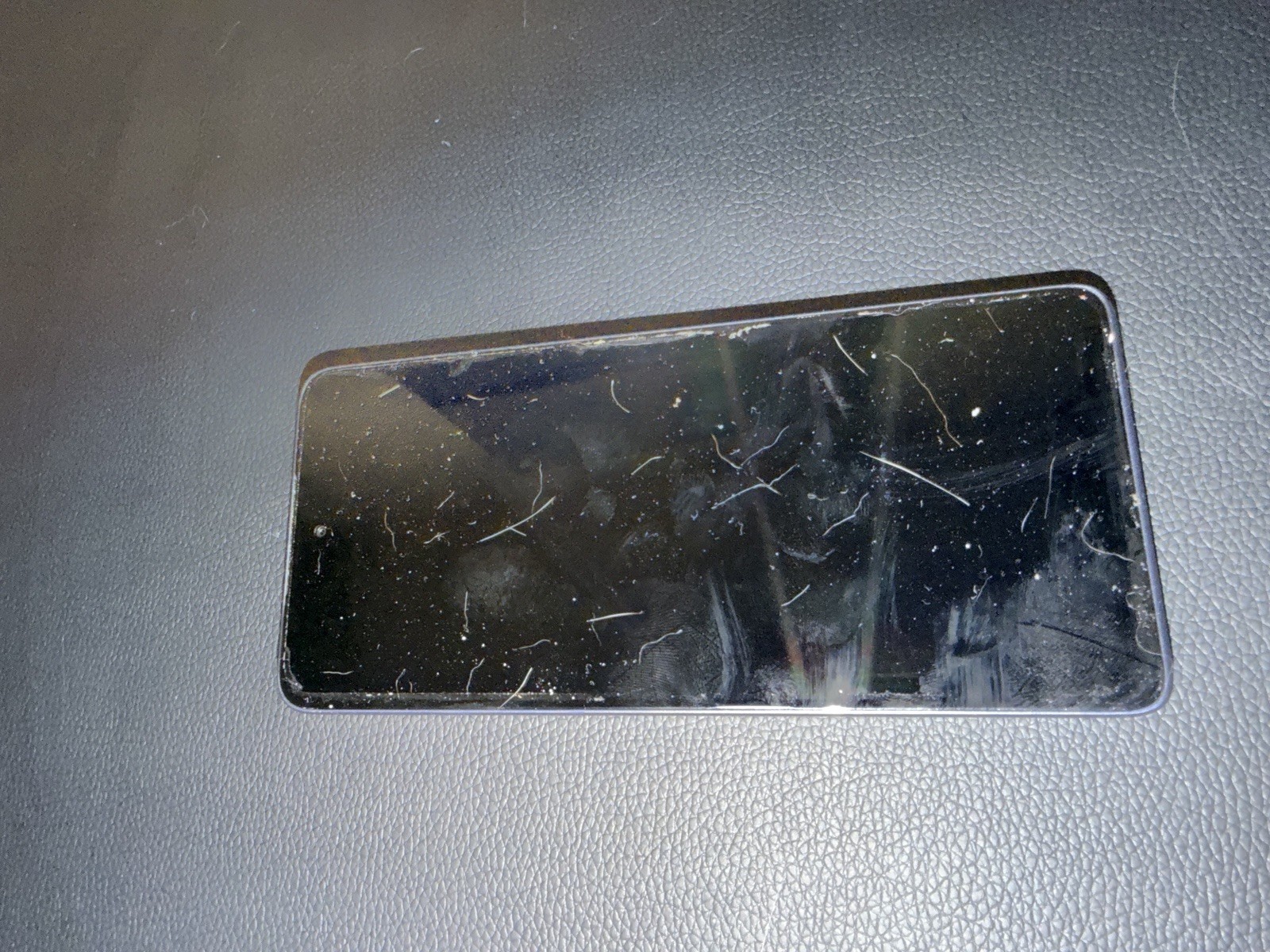 TCL Silver Slate Smartphone USB Type-C Cracked Screen For Parts/Repair AS-IS