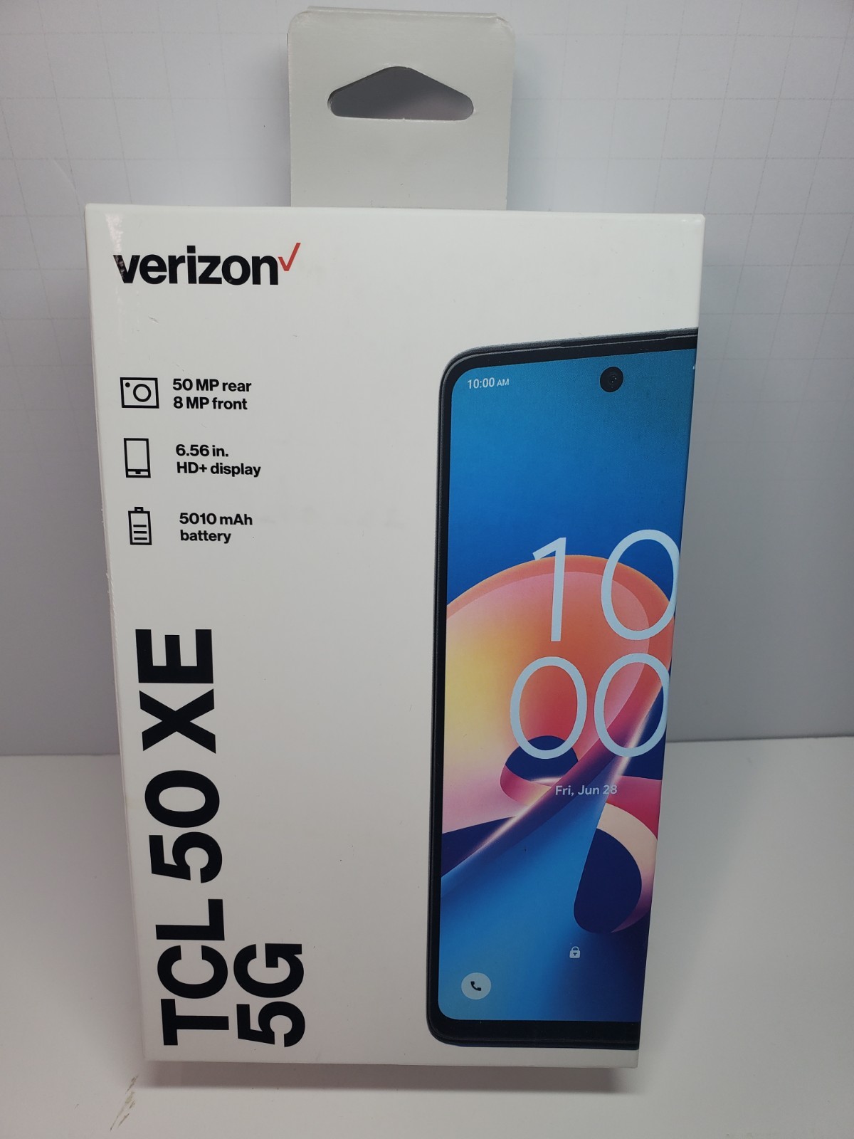 New & Sealed Locked To Verizon TCL 50 XE 5G Prepaid Smartphone 50MP 6.56” 128GB