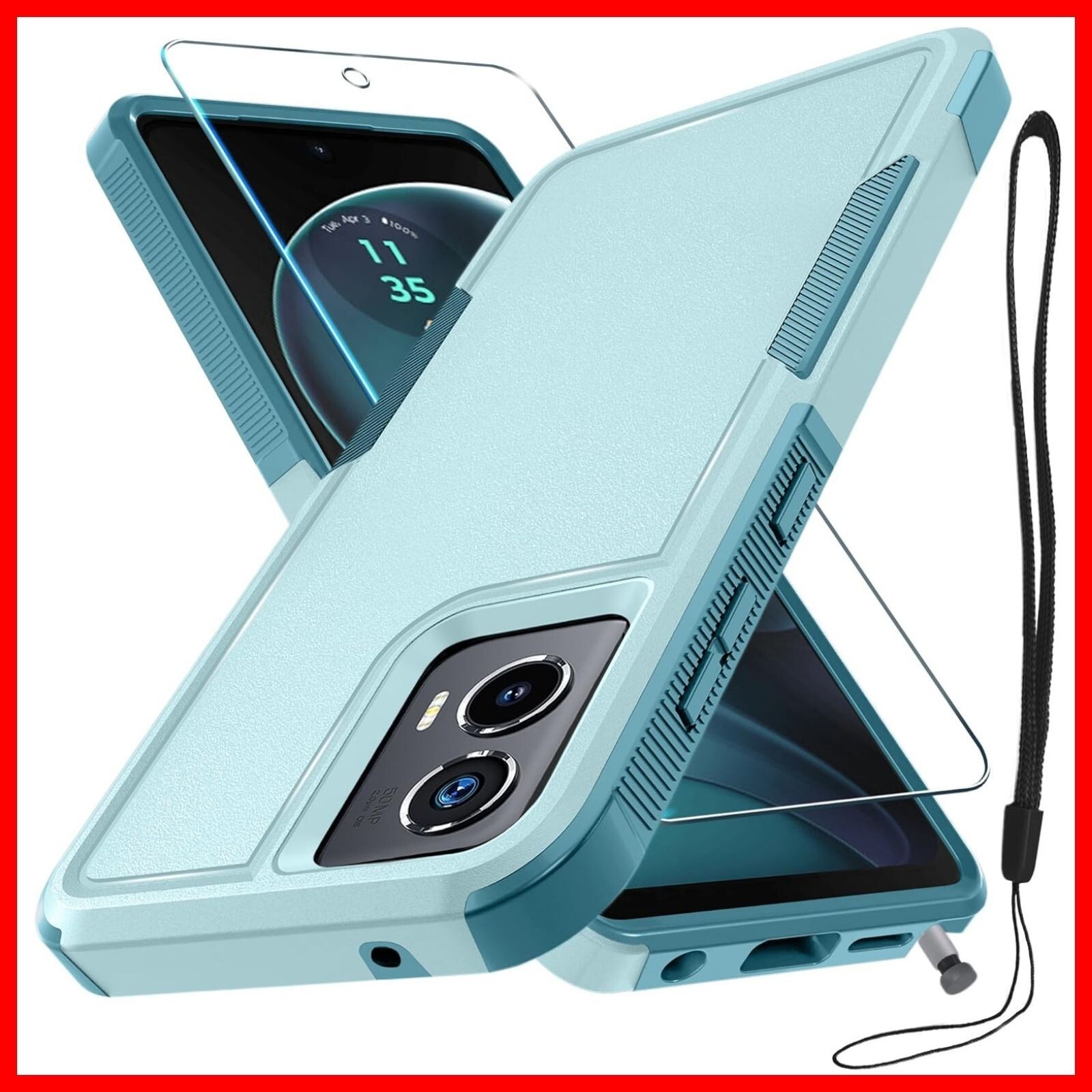 For Motorola Moto G Stylus 5G 2024 Case with Shockproof & Screen Protector Cover