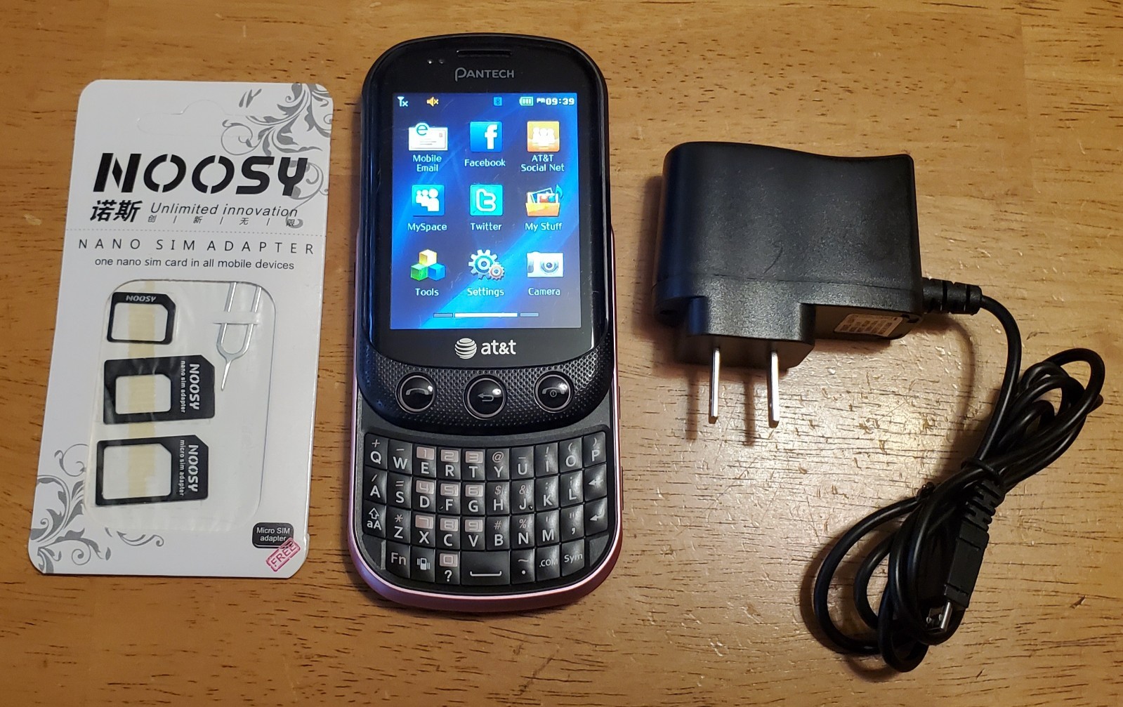 Pantech Pursuit 2 II P6010 Black & Rose *Rare Slider Phone *Network Unlocked