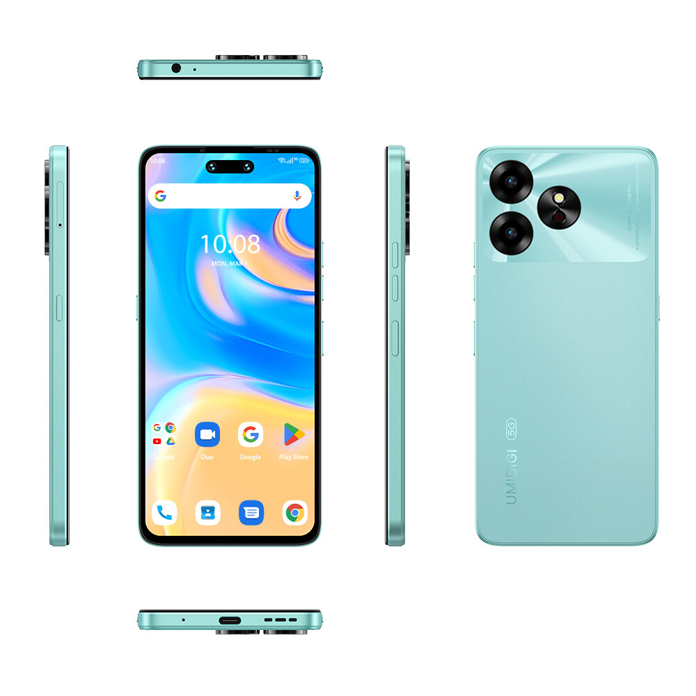 UMIDIGI G6 5G Android 13 NFC 6GB+128GB Unlocked 90Hz 4G Octa Core Smartphone