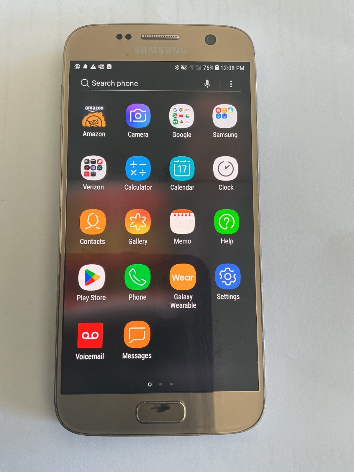 Samsung Galaxy S7 – 32 GB – Pink Gold (Unlocked) Model SM-0930V