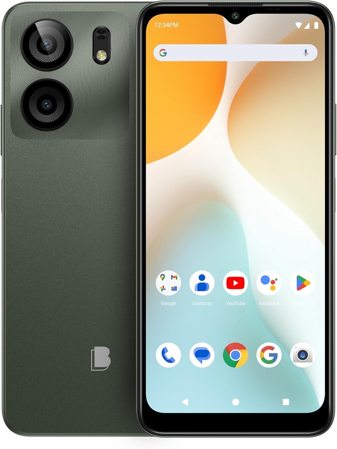 BLU F5| 5G | 2024 | Unlocked | 6.6” HD+ Display | 128GB | Dual 50MP|Green