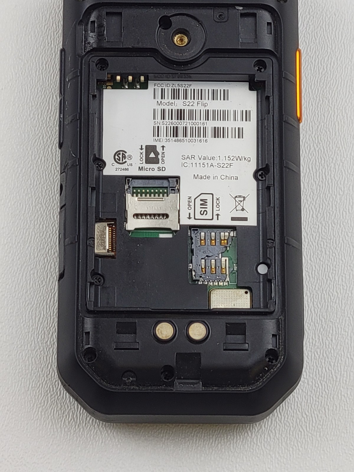 Caterpillar CAT S22 Flip – 16GB – (T-Mobile) – *PLEASE READ* – Clean IMEI – H745