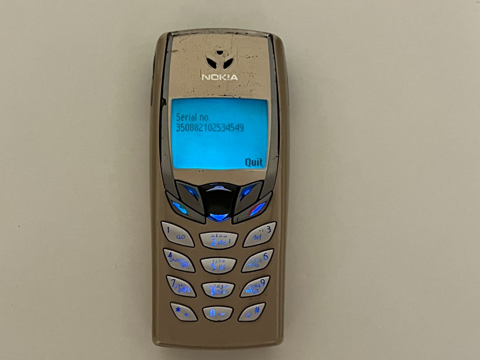 Genuine Nokia 6510 – Beige (Factory Unlocked) Retro Cell Phone For collectable