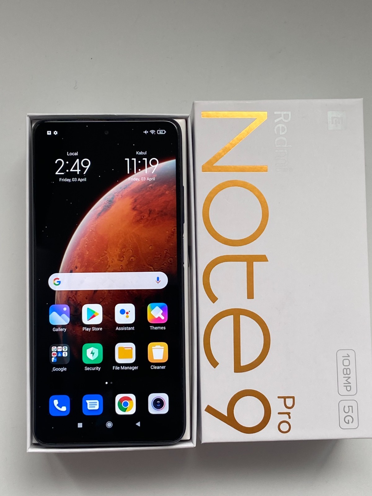 Xiaomi Redmi Note 9 Pro 5G Unlocked 6.67″ 108MP Dual SIM 128GB Smartphone-NEW