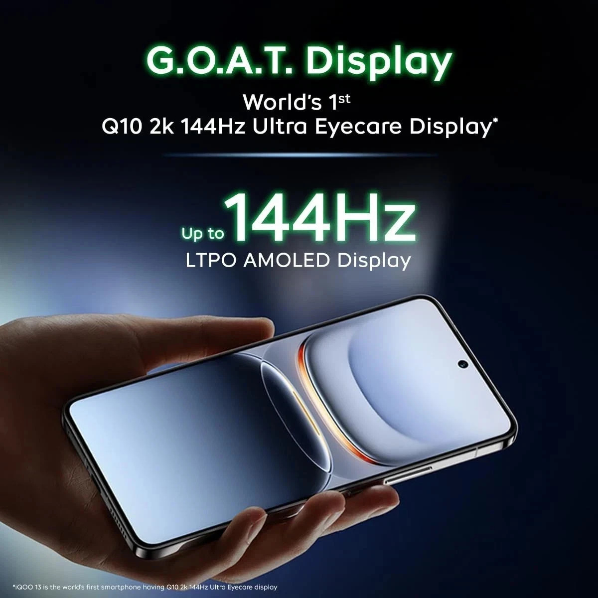 iQOO 13 5G Factory Unlocked Dual SIM Global ROM 16GB RAM 512GB Storage-Ace Green