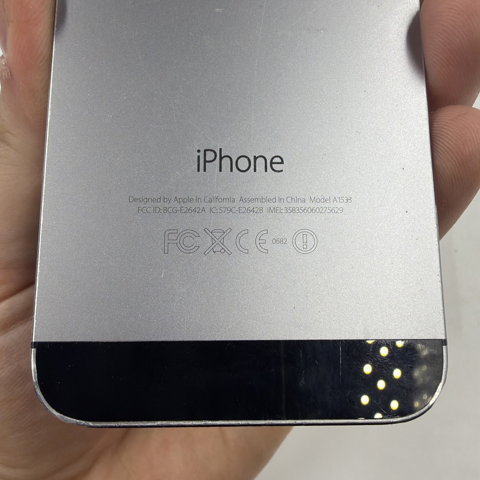 Apple iPhone 5S A1533 32GB Unlocked Space Gray IOS 12.2