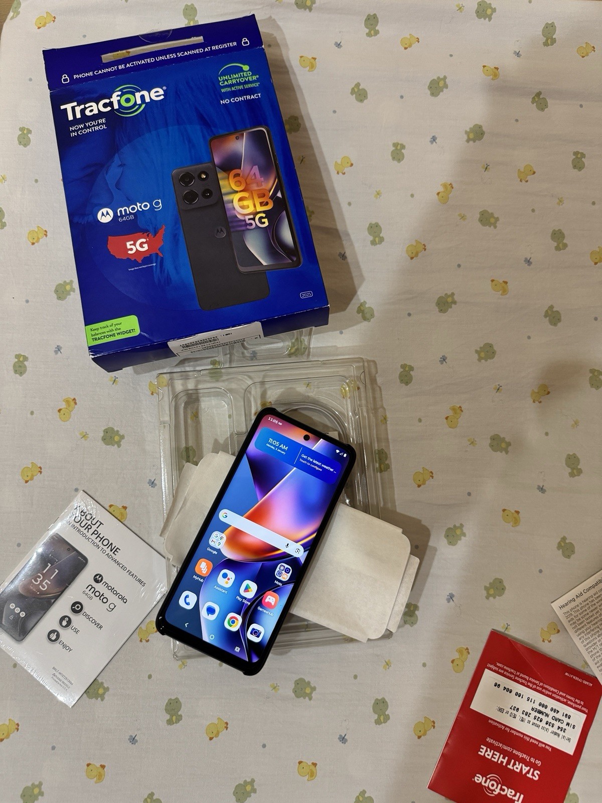 MINT: Motorola Moto G 5G 2025 64GB Blue XT2513V (Unlocked)