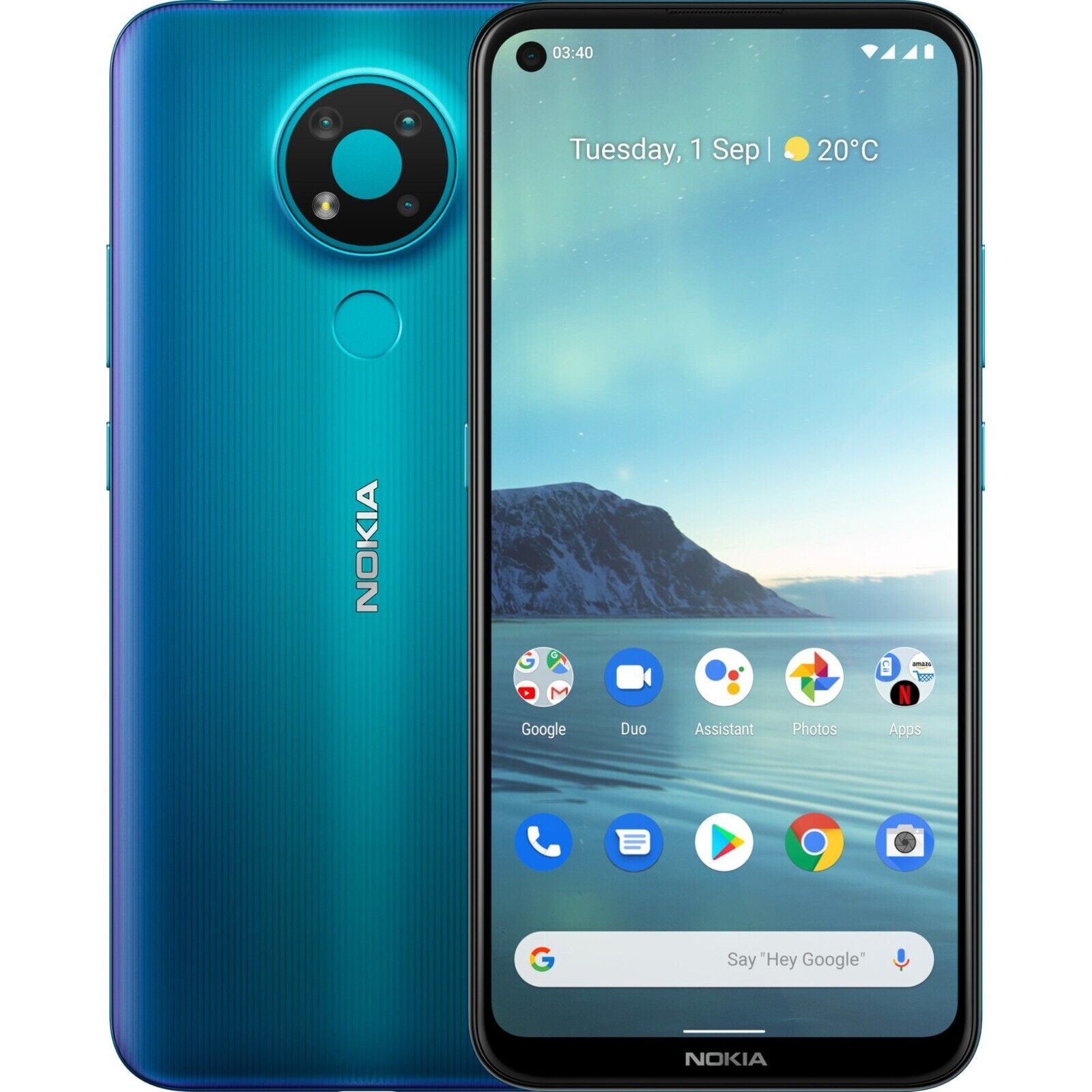 Nokia 3.4 3GB/32GB ROM Original Dual SIM 13.0MP 6.39″ Phone