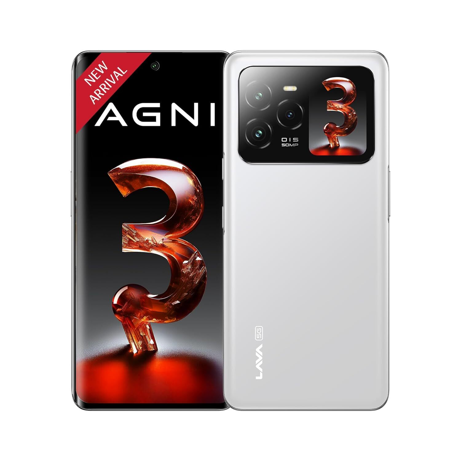Lava Agni 3 5G Factory Unlocked Dual SIM-Dual AMOLED Display-Clean UI-Pristine