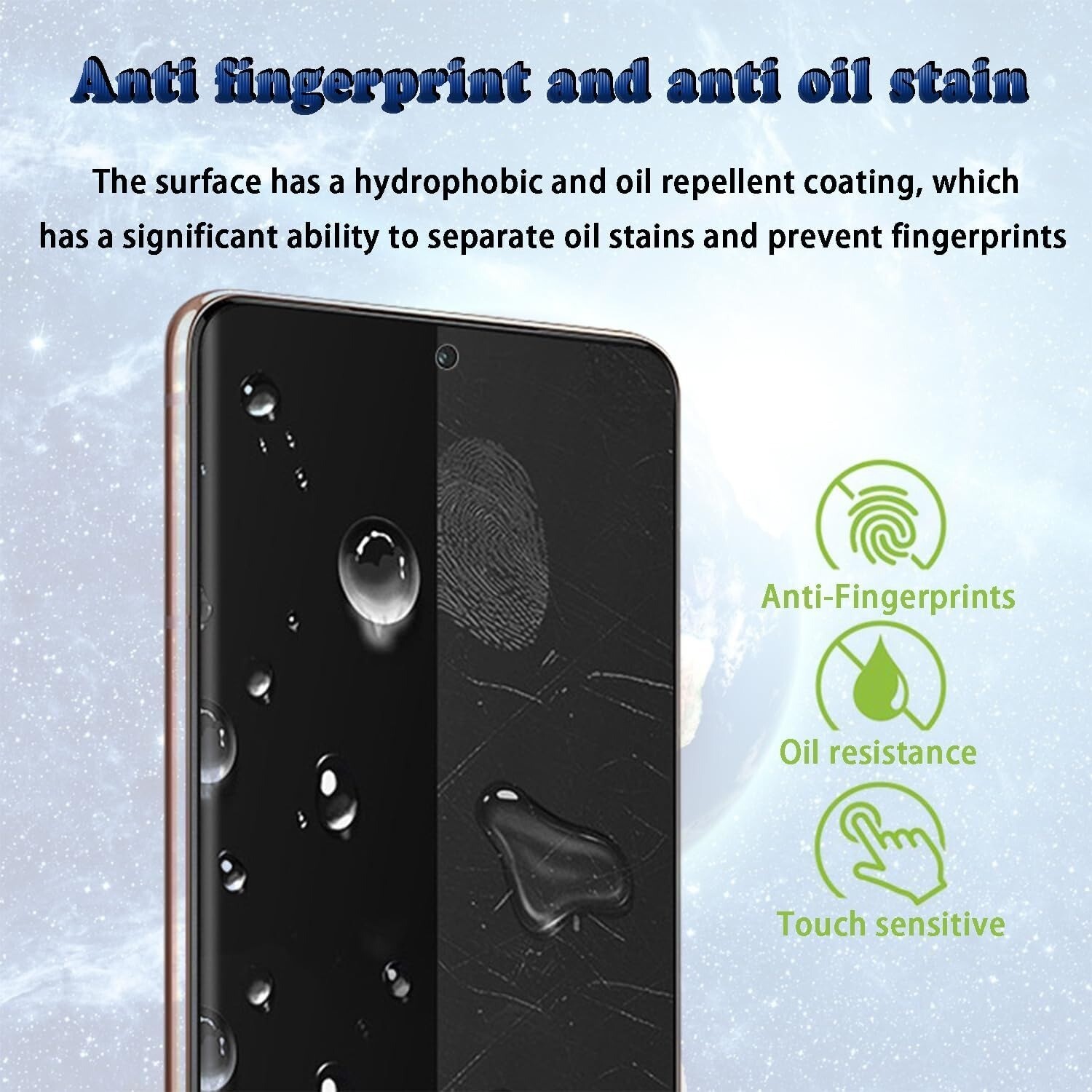 Samsung Galaxy S23 Ultra 6.8 Inch Screen Protector Flexible TPU Film 3+3 Pack Le