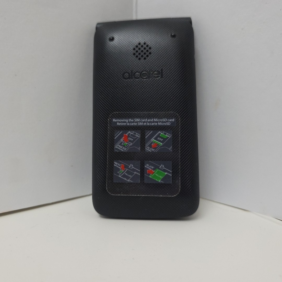 Alcatel MyFlip A405DL – Gray and Black ( Tracfone ) 4G LTE Flip Smartphone