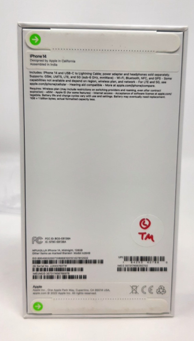 Apple iPhone 14 – 128 GB – Midnight (T-Mobile) NEW IN BOX