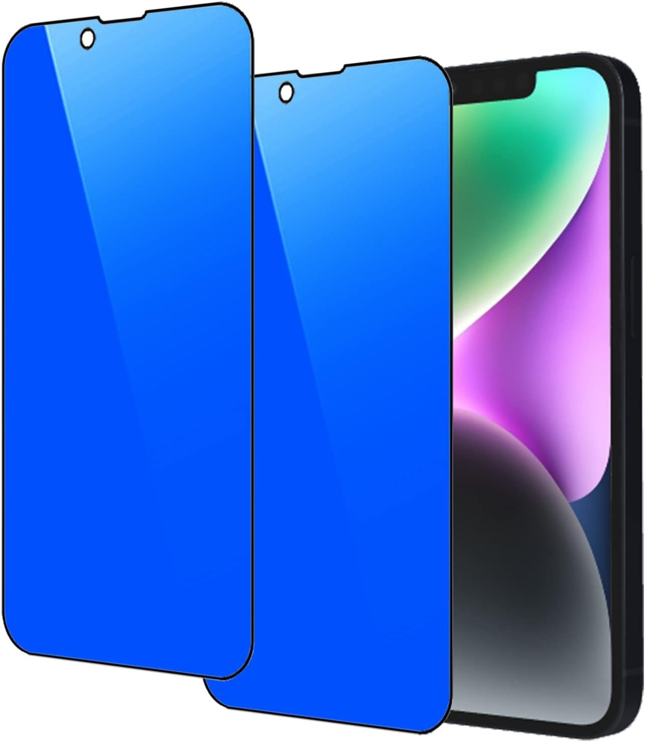 2PCS Privacy Tempered Glass & Anti-Spy Screen Protector for iPhone 13 Pro Max/iP