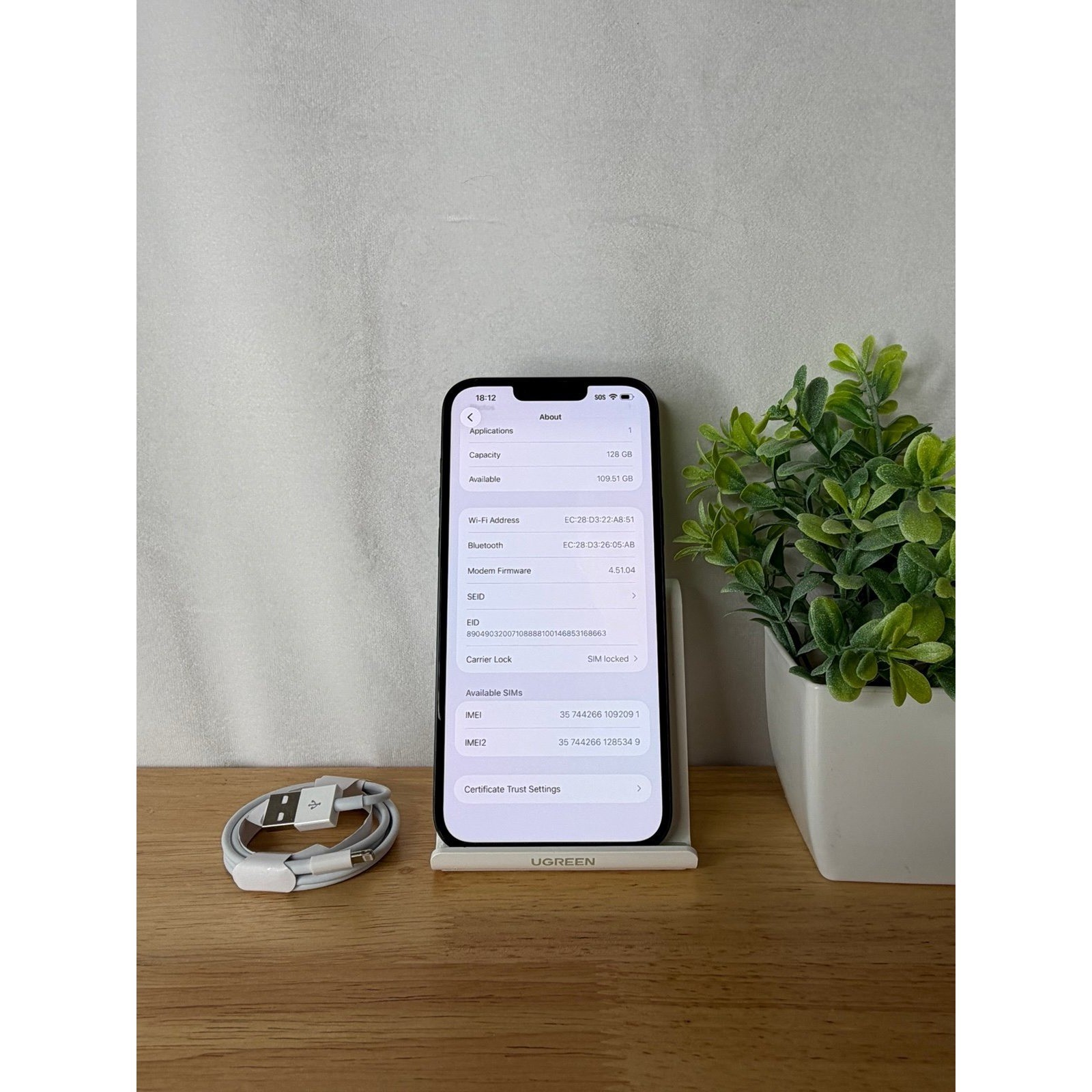 Apple iPhone 14 Plus 128GB Midnight – Verizon / Spectrum / Xfinity