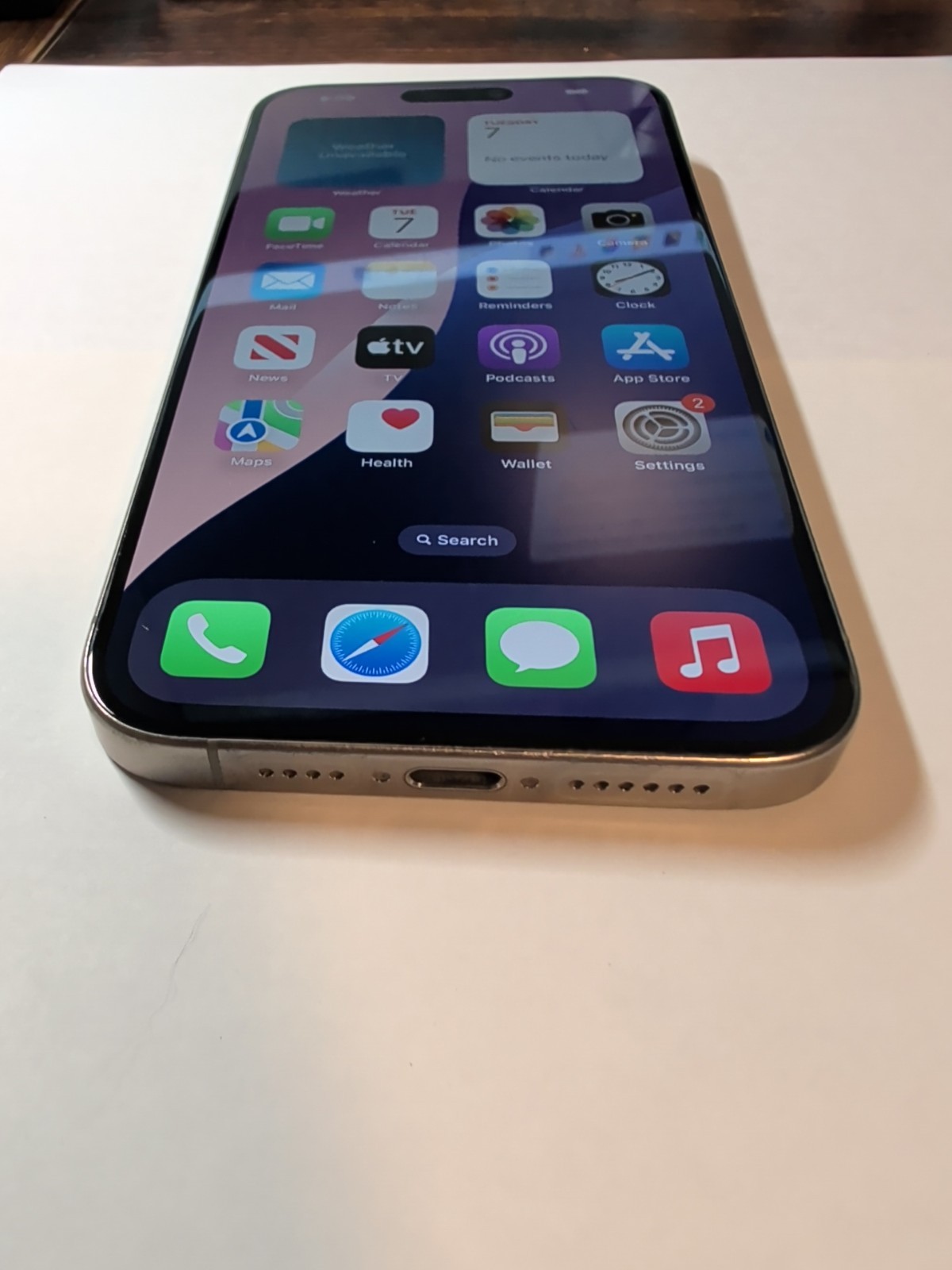 Apple iPhone 15 Pro Max – 256 GB – Natural Titanium (Unlocked)
