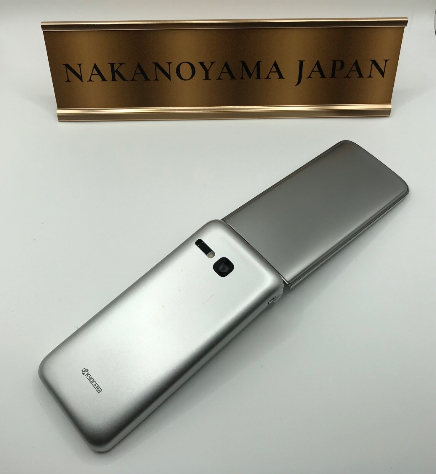 KYOCERA 902KC DIGNO KEITAI 3 ANDROID FLIP PHONE Silver UNLOCKED