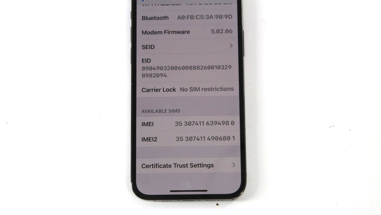 Apple iPhone 12 Pro – 512GB – Graphite 83% Battery Health *READ* Unlocked