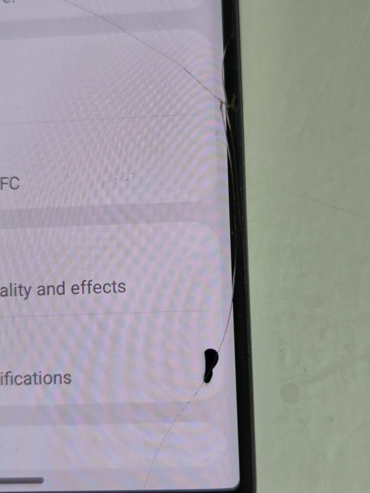 LG Wing LM-F100TM FOR PARTS ONLY (Cracked/Damaged Screen) LOCKED
