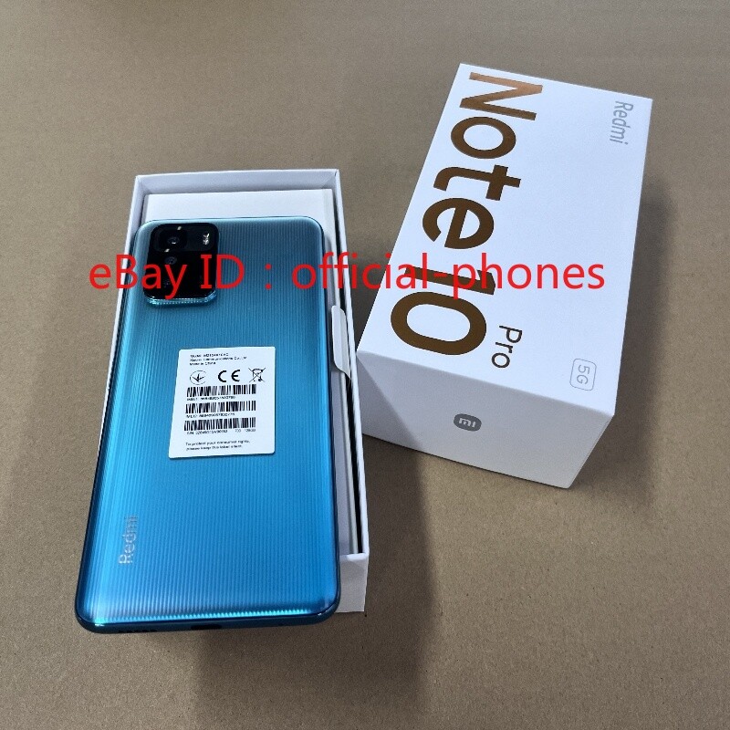 Xiaomi Redmi Note 10 Pro 5G-Dual SIM-64GB -Factory Unlocked-Octa-core-New Sealed
