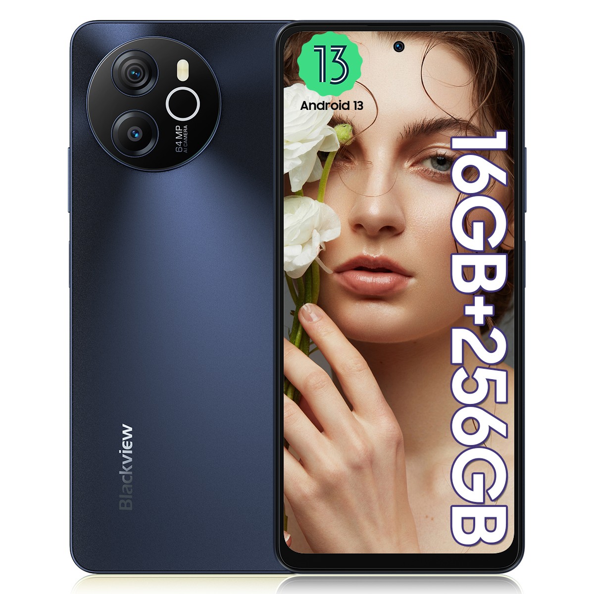 Blackview SHARK 8 Smartphone 16GB+256GB 6.78″ Android 13 Dual SIM 5000mAh NFC