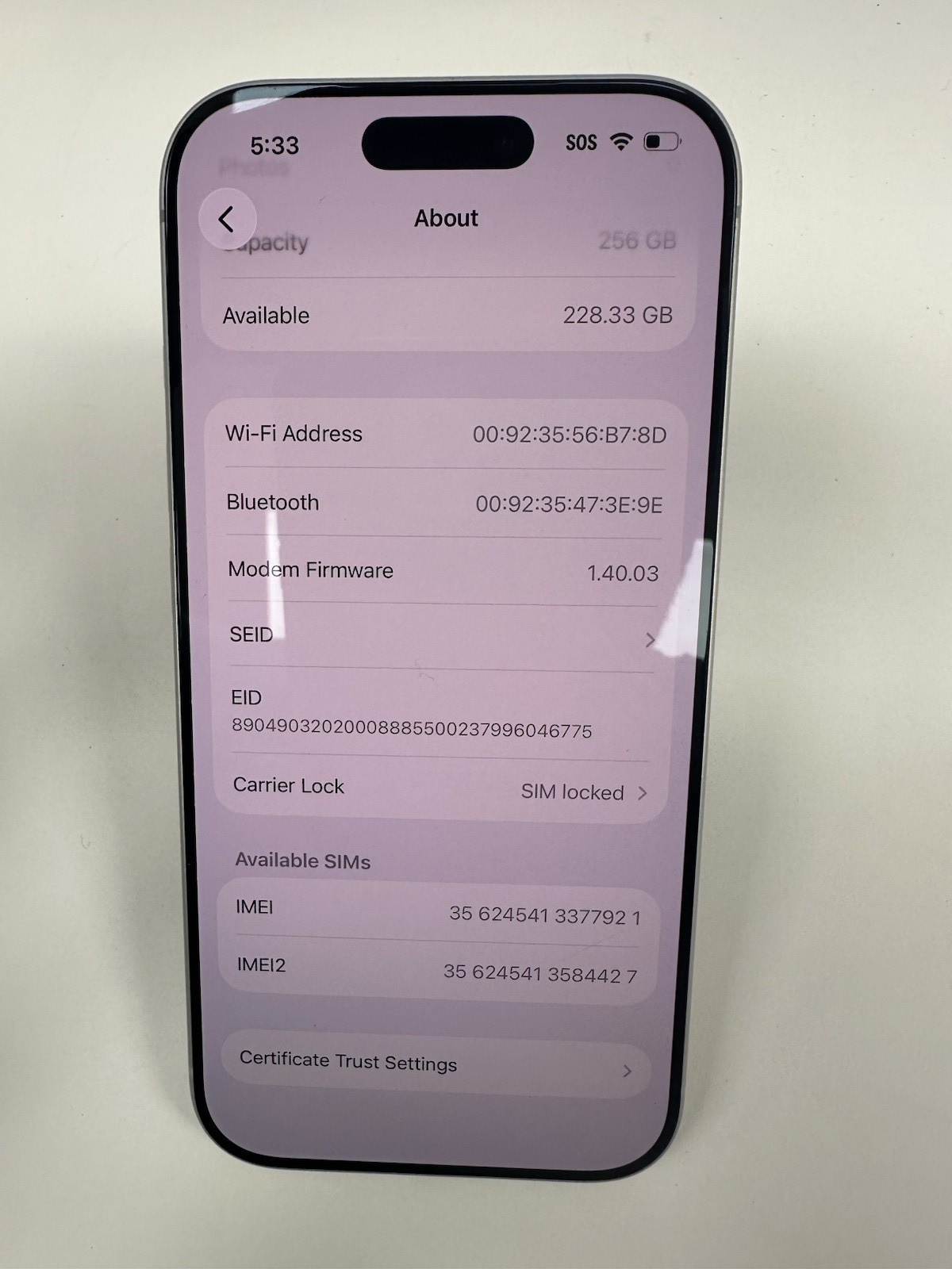 Apple iPhone 17 Pro – 256 GB – Silver (Spectrum),FOR PARTS,AS-IS.